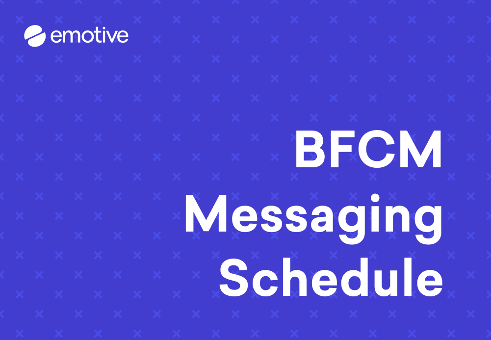 2022 BFCM Messaging Schedule Featured Image